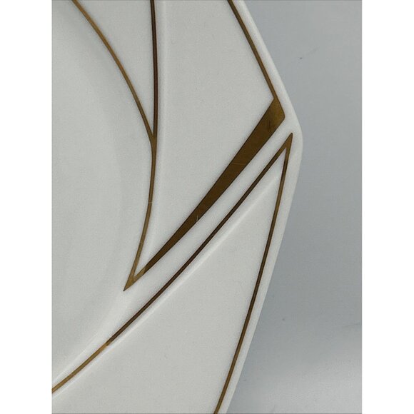 Ranmaru Gallery Octagonal White Gold Crystalline  2 Sets of 3 Pieces Japan - Picture 9 of 11